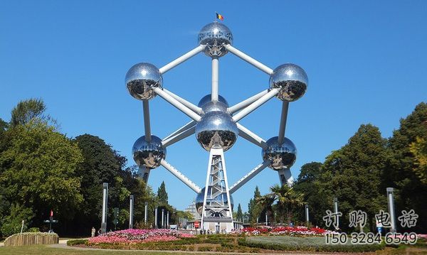 鏡面星球雕塑廠家 現代大型擺件 廣場不銹鋼星球雕塑