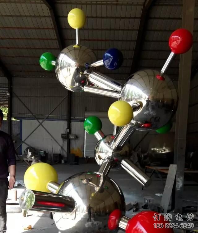 噴漆星球雕塑廠家 中式現代小品 校園不銹鋼星球雕塑