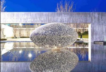幾何球體雕塑廠家 發(fā)光公園小品 大門口不銹鋼球體雕塑
