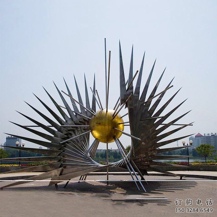 創(chuàng)意星球雕塑廠家  戶外廣場小品  大型不銹鋼星球雕塑