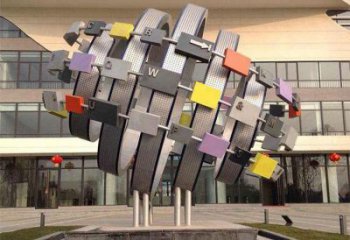 仿古星球雕塑廠家 企業(yè)廣場小品  大型不銹鋼星球雕塑