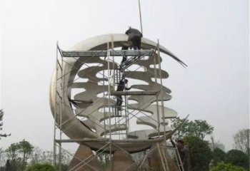 中式喜字雕塑廠家 鏡面小品 大型不銹鋼喜字雕塑