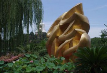 大型福字雕塑廠家 鍛造公園小品 現(xiàn)代不銹鋼福字雕塑