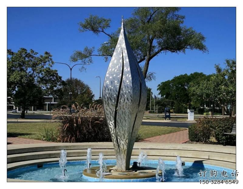 步行街水滴雕塑廠家 創(chuàng)意小品 鑄造不銹鋼水滴雕塑