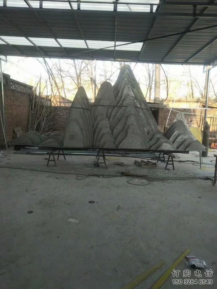 異形假山雕塑廠家 現(xiàn)代公園小品 戶外不銹鋼假山雕塑