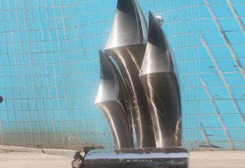 大型一帆風順雕塑廠家 鍛造公園廣場不銹鋼小品 