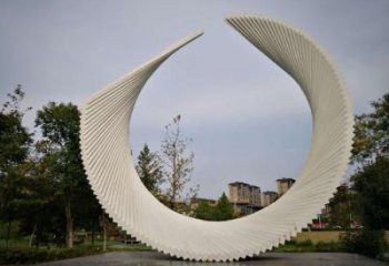 街頭鳳尾雕塑廠家 大型別墅區擺件 鋼管不銹鋼鳳尾雕塑生產