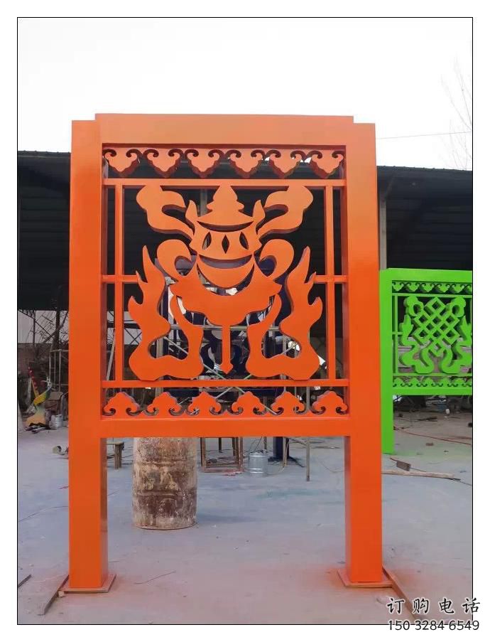 歐式屏風雕塑廠家 抽象擺件 創(chuàng)意不銹鋼屏風雕塑