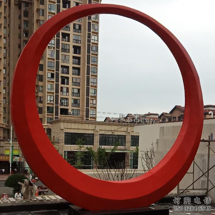 異形圓月雕塑廠家 現(xiàn)代小品 戶外不銹鋼圓月雕塑生產(chǎn)