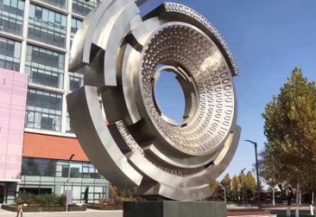 異形圓鏡雕塑廠家 現代小品 廣場不銹鋼圓鏡雕塑生產