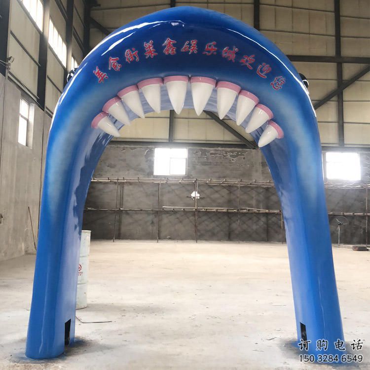 庭院拱門雕塑廠家 現代小品 大型不銹鋼拱門雕塑制作