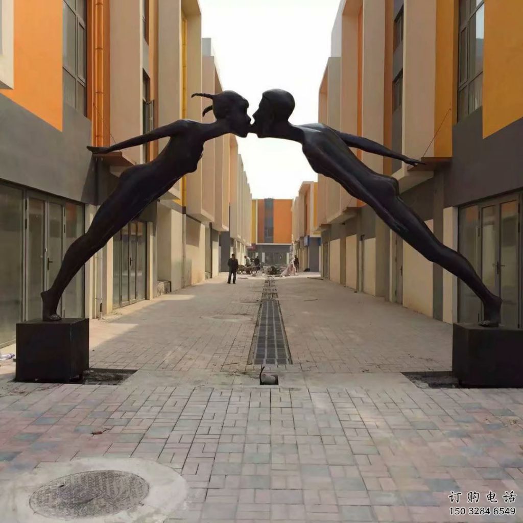 噴漆大門雕塑廠家 中式村口小品 現代不銹鋼大門雕塑生產