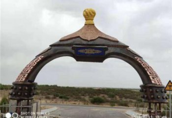 大型大門雕塑廠家 鍛造小品 現(xiàn)代不銹鋼大門雕塑生產(chǎn)