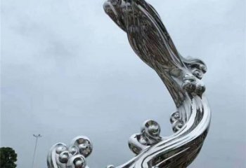 鍛造云朵雕塑廠家 現(xiàn)代鏡面小品 戶外不銹鋼云朵雕塑生產