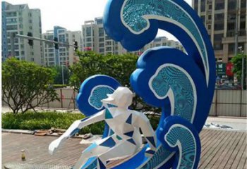 幾何云朵雕塑廠家 現代烤漆小品 大門口不銹鋼云朵雕塑加工