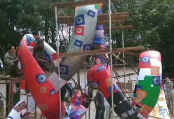 異形絲帶雕塑廠家 現代公園小品 廣場不銹鋼絲帶雕塑價格