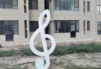 酒店音符雕塑廠家 音樂小品 烤漆不銹鋼音符雕塑生產(chǎn)