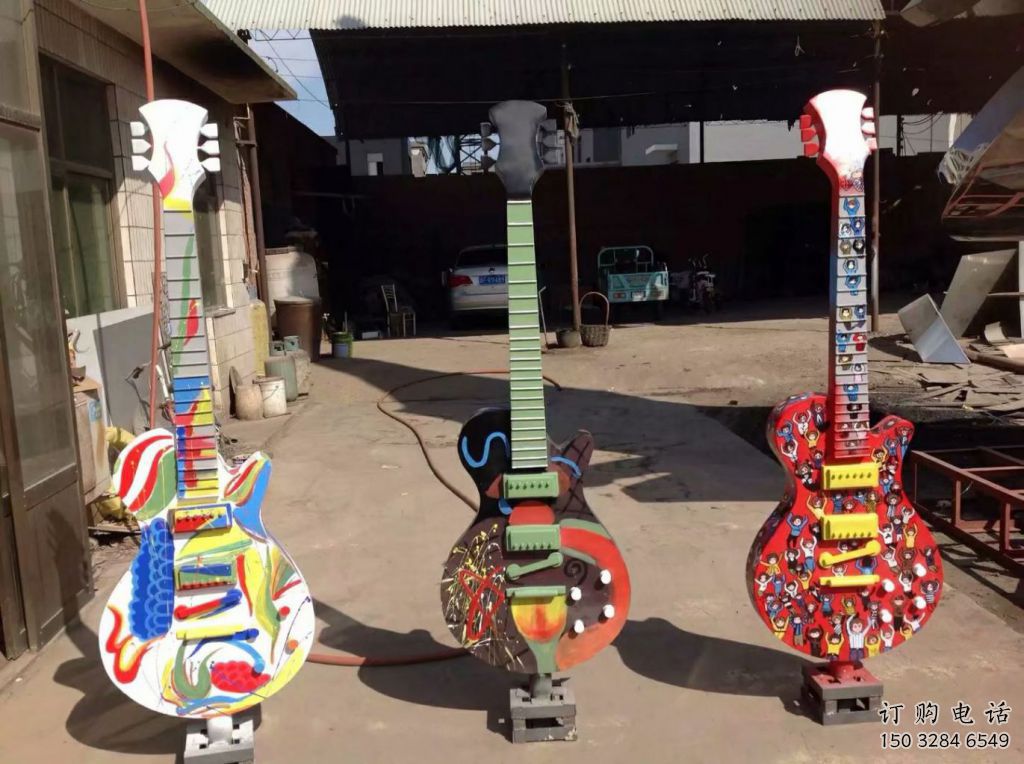 現(xiàn)代提琴雕塑廠家 歐式步行街小品 大型商場不銹鋼提琴雕塑