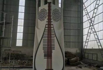 創(chuàng)意提琴雕塑廠家 音樂小品 公園不銹鋼提琴雕塑制作