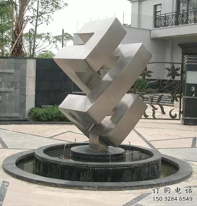 鏡面幾何體雕塑廠家 大型擺件 戶外不銹鋼幾何體雕塑廠