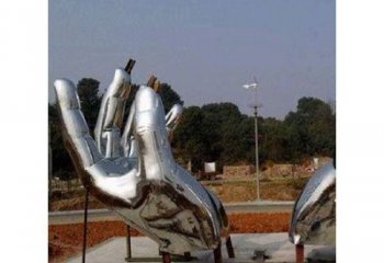 大型商場拇指雕塑廠家 現(xiàn)代擺件 鏡面不銹鋼拇指雕塑廠