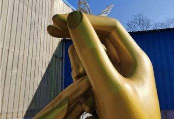 大型手掌雕塑廠家 鍛造小品 創(chuàng)意不銹鋼手掌雕塑廠