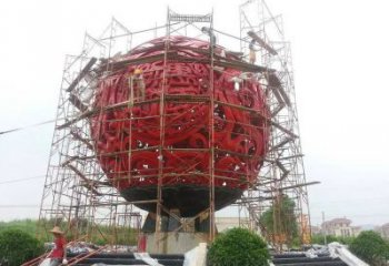 大型紅日雕塑廠家 鏤空小品 戶外不銹鋼紅日雕塑廠