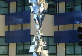 酒店路標雕塑廠家 抽象小品 戶外不銹鋼路標雕塑廠