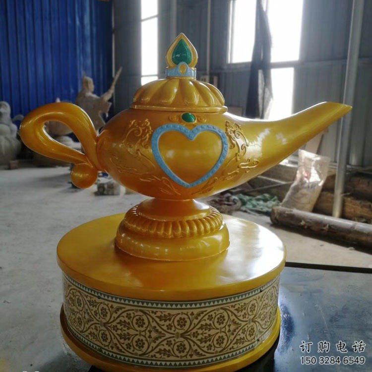 烤漆水壺雕塑廠家 廣場小品 現代不銹鋼水壺雕塑廠