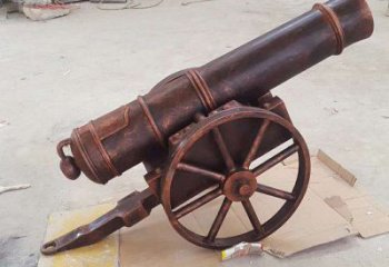 烤漆炮雕塑廠家 公園小品 戶外不銹鋼炮雕塑廠
