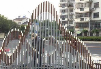 現(xiàn)代假山雕塑廠家 大型別墅區(qū)擺件 鏤空不銹鋼假山雕塑廠