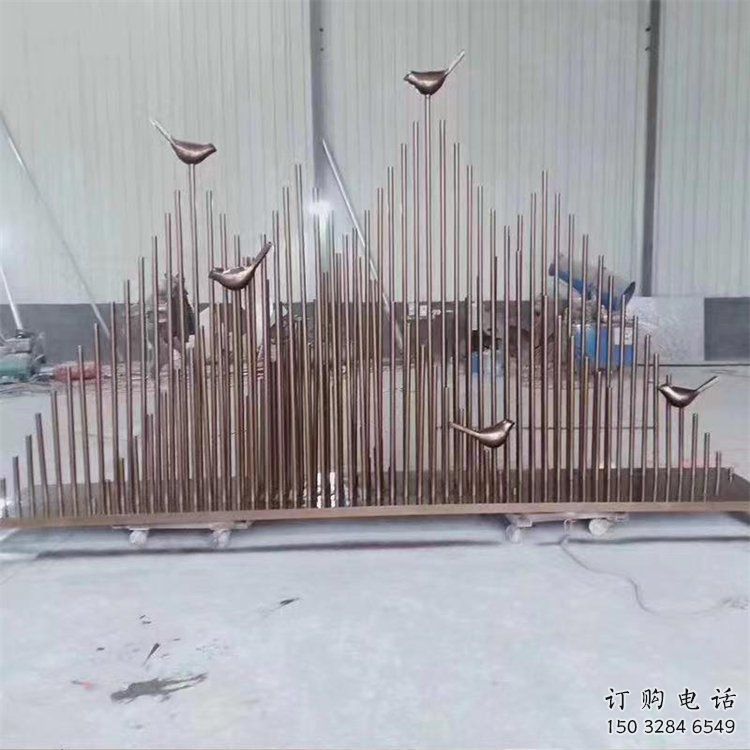 幾何群山雕塑廠家 發光小品 別墅區不銹鋼群山雕塑廠