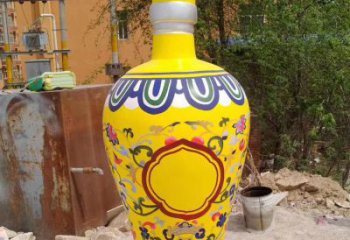 噴漆花瓶雕塑廠家 中式小品 現(xiàn)代不銹鋼花瓶雕塑廠