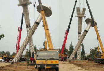 廣場螺釘雕塑廠家 創意小品 戶外不銹鋼螺釘雕塑廠