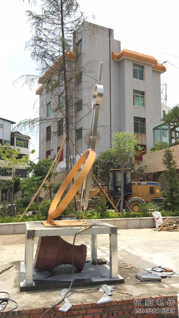 中式圓規雕塑廠家 公園小品 游樂場不銹鋼圓規雕塑廠