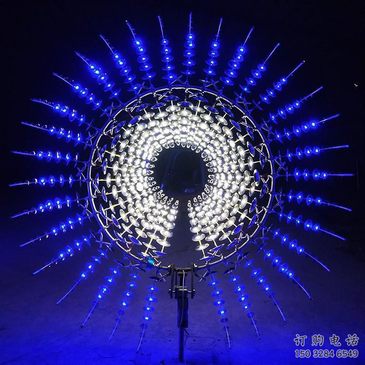 別墅區風動雕塑廠家 大型別墅區擺件 創意不銹鋼風動雕塑廠