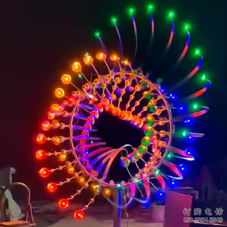 歐式風動雕塑廠家 抽象擺件 現代不銹鋼風動雕塑廠