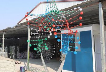 幾何風(fēng)動雕塑廠家 現(xiàn)代小品 公園不銹鋼風(fēng)動雕塑廠