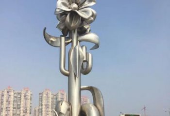 創(chuàng)意市政雕塑廠家 鏡面小品 公園不銹鋼市政雕塑廠