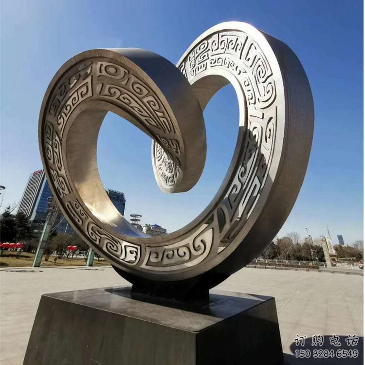 鏤空磁鐵雕塑廠家 園林小品 現代不銹鋼磁鐵雕塑生產