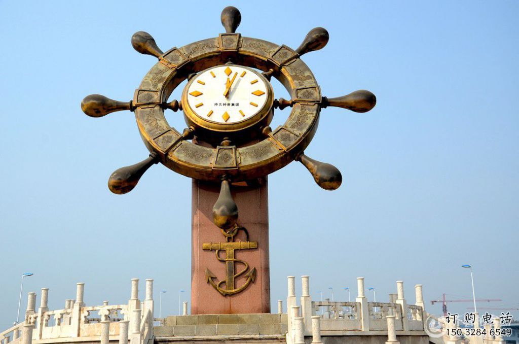 廣場鐘表雕塑廠家 現代小品 創意不銹鋼鐘表雕塑廠