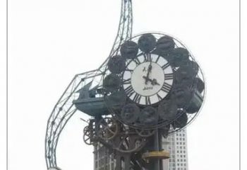 中式鐘表雕塑廠家 現代報價小品 大型不銹鋼鐘表雕塑制作