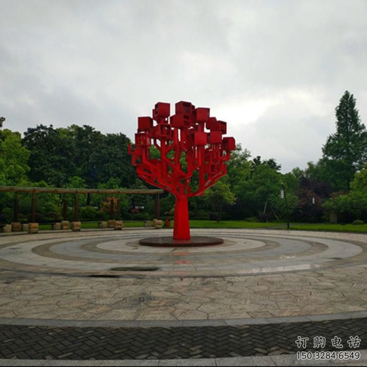 公園雪花雕塑廠家 戶外擺件 烤漆不銹鋼雪花雕塑制作