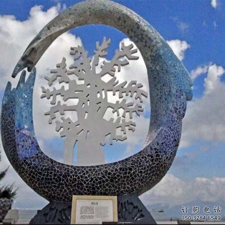 中式雪花雕塑廠家 烤漆小品 創(chuàng)意不銹鋼雪花雕塑廠