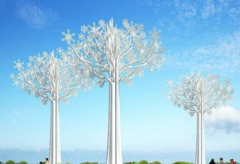 歐式雪花雕塑廠家 抽象擺件 創意不銹鋼雪花雕塑制作