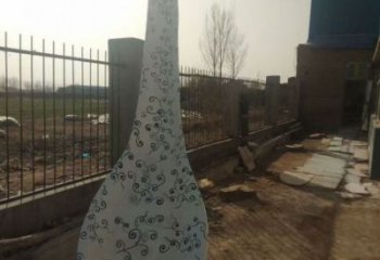 街道湯匙雕塑廠家 現代擺件 大型不銹鋼湯匙雕塑廠