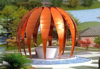 公園鳥籠雕塑廠家 戶外擺件 烤漆不銹鋼鳥籠雕塑廠