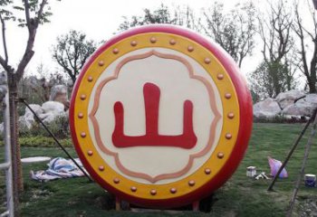 拉絲鑼鼓雕塑廠家 鏤空創(chuàng)意擺件 別墅區(qū)不銹鋼鑼鼓雕塑廠