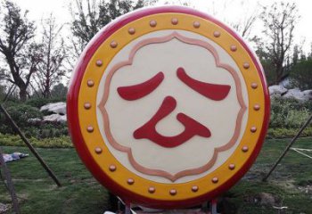 現代鑼鼓雕塑廠家 大型別墅區擺件 創意不銹鋼鑼鼓雕塑廠