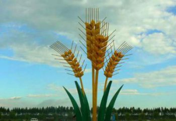 仿真禾苗雕塑廠家 現(xiàn)代擺件 創(chuàng)意不銹鋼禾苗雕塑廠